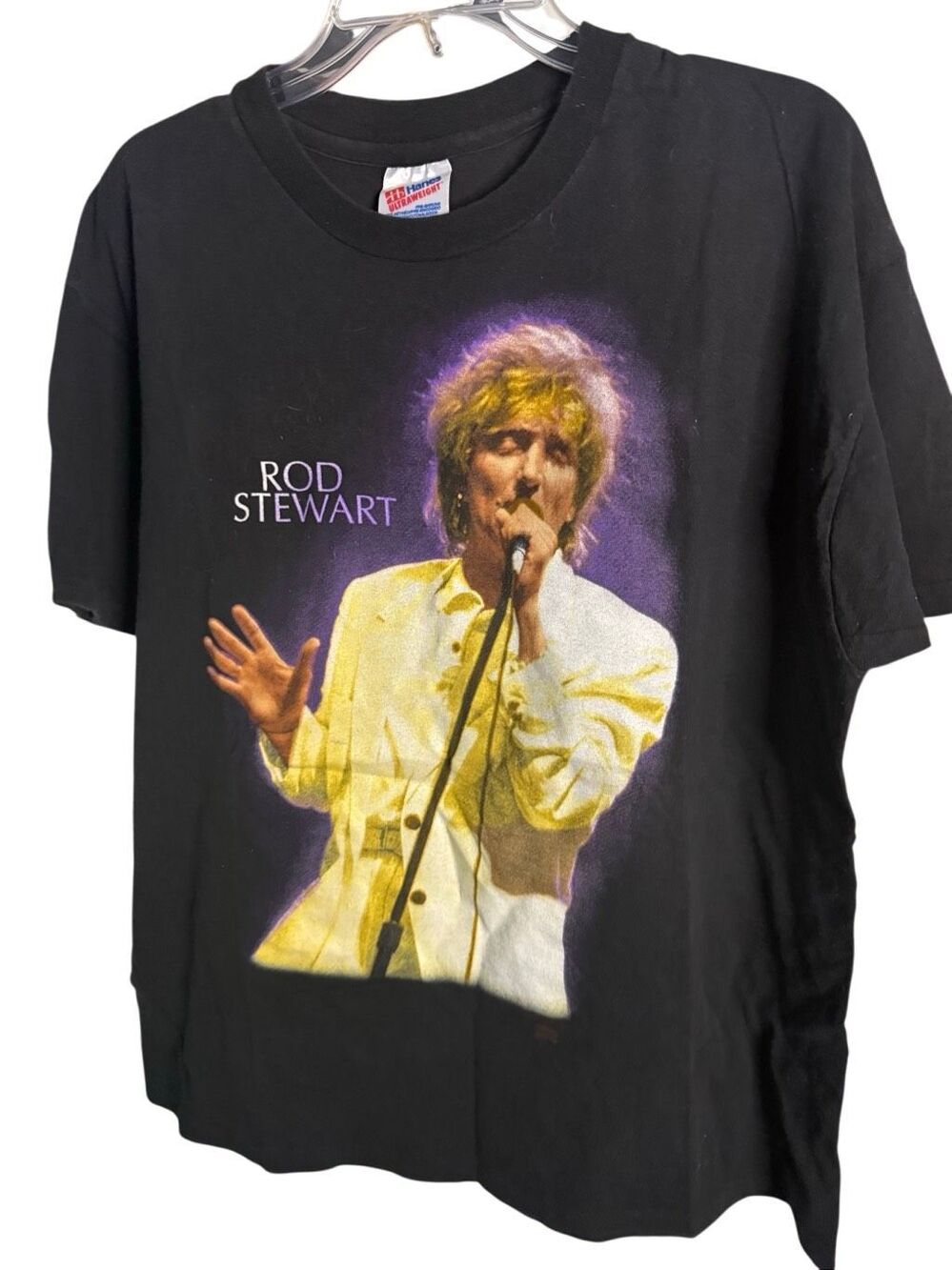 Vintage Rod Stewart Shirt XL USA Single Stitch A Night To Remember 1993 Band